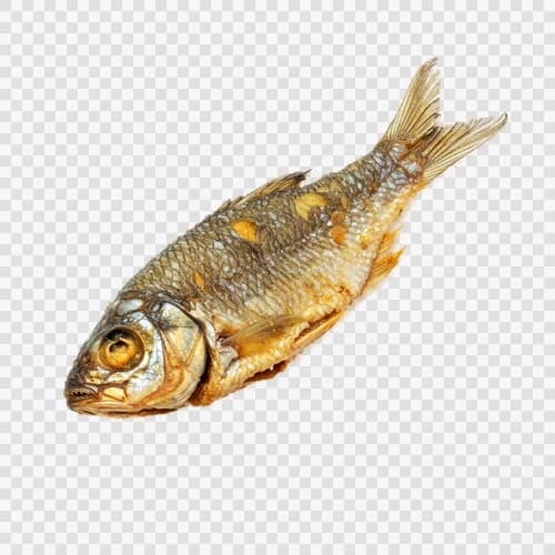 デラフィッシュの唐揚げ 小さな淡水魚 透明PNG - 無料ダウンロード