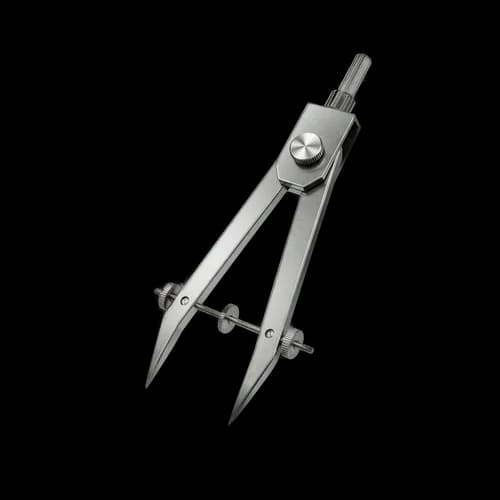 Ferramenta de Desenho Divisor de Metal para Geometria e Design Técnico - Downloa