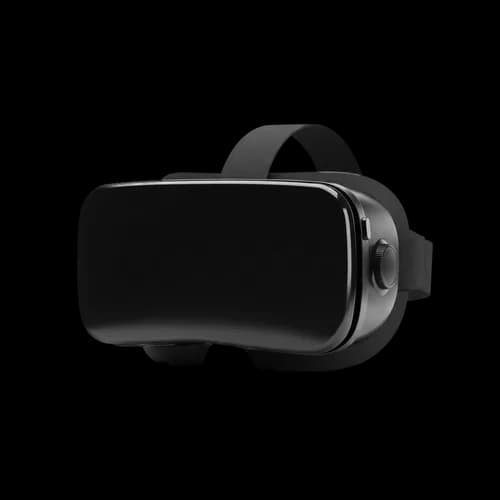 Visore VR nero per gaming e simulazione – download gratuito