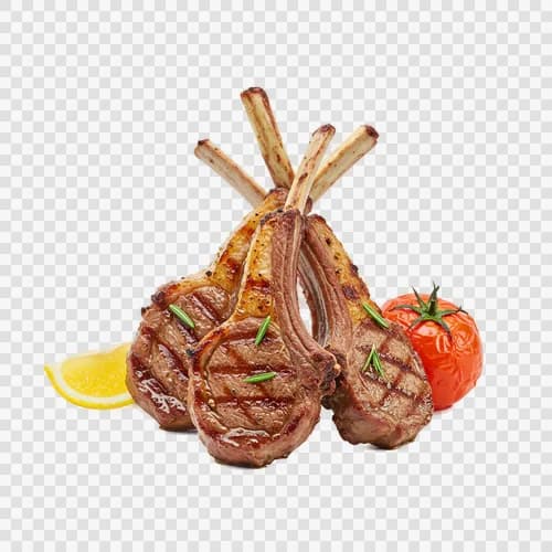 ซี่โครงแกะย่างสมุนไพรสไตล์ซาอุฯ PNG โปร่งใส