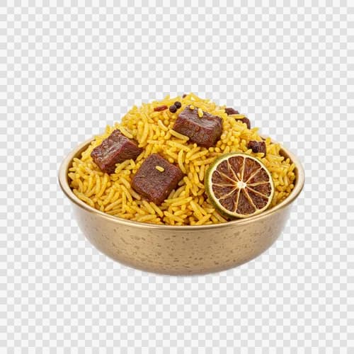 PNG شفاف: ماشبوس سعودی برنج ادویه‌دار، گوشت، لیمو خشک