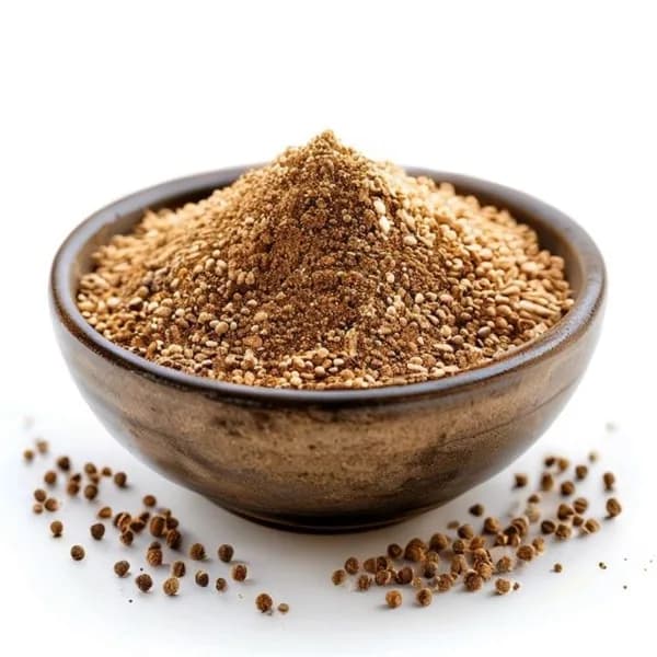 107. Ultra Realistic Clove Whole Form And Ground Powder Displayed Together In Ce