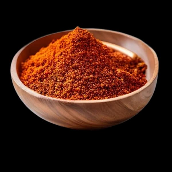 Ultra Gerçekçi Paprika: Bütün ve Öğütülmüş Ahşap Kasede (8K HD)