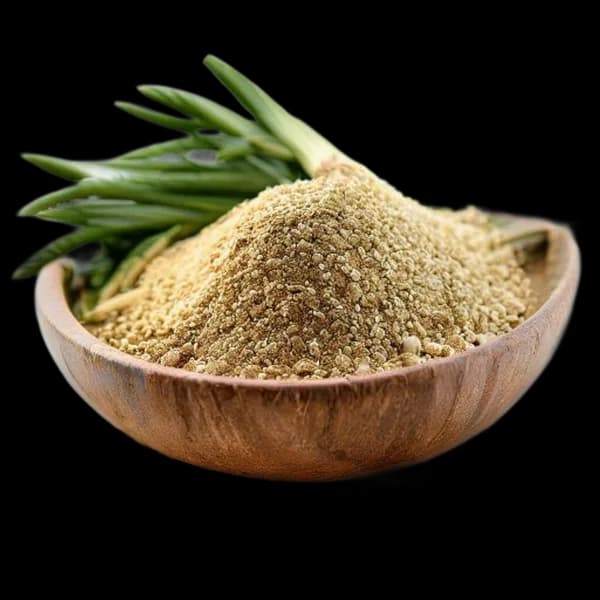14. Ultra Realistic Fennel Seed Whole Form And Ground Powder Displayed Together