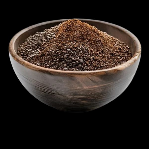 2. Ultra Realistic Black Pepper Whole Form And Ground Powder Displayed Together