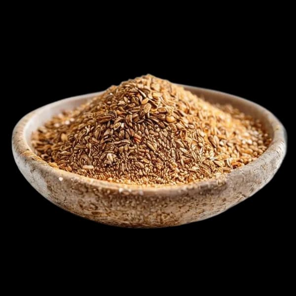 84. Ultra Realistic Anise Seed Whole Form And Ground Powder Displayed Together I