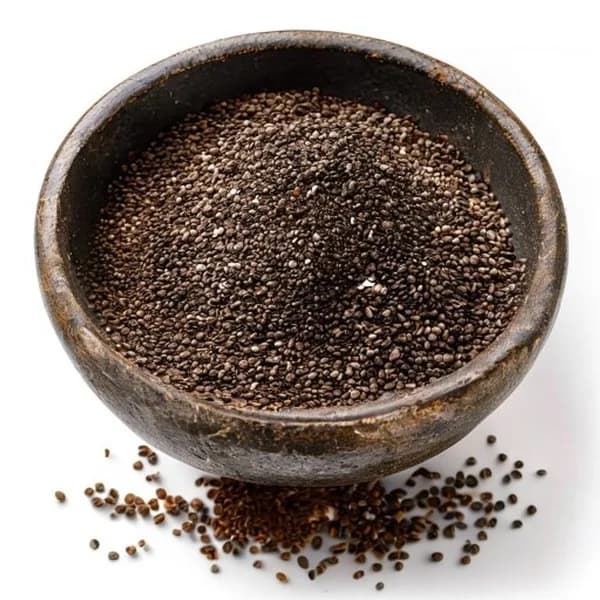 Sesamo Nero Ultra Realistico: Intero e Macinato in Ciotola Rustica