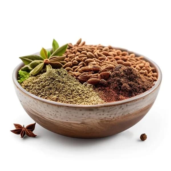 Commercial Catalog Photography Of Allspice Whole And Ground Version Displayed To