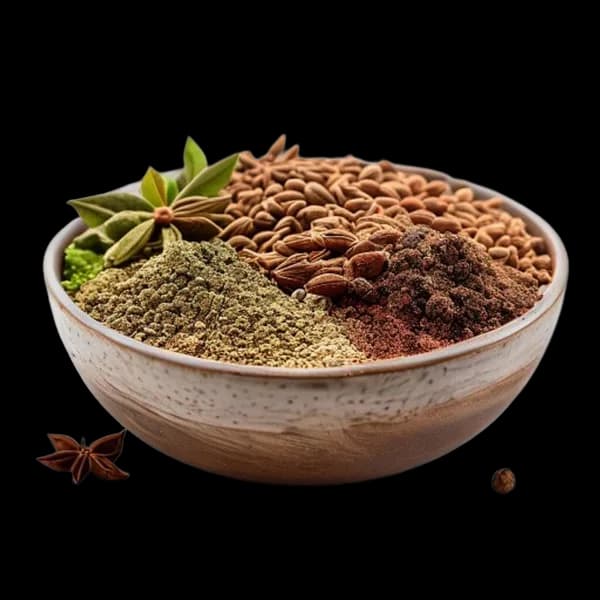 Commercial Catalog Photography Of Allspice Whole And Ground Version Displayed To