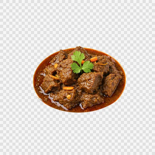 Dunkles, Reichhaltiges Rindfleisch Kala Bhuna: Traditionelles Chittagong-Gericht