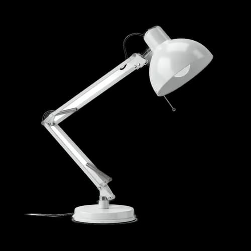 Modern white desk lamp for office and study room