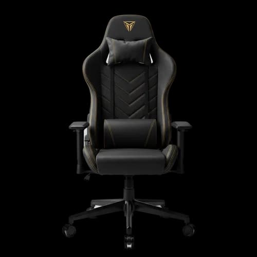 Moderner schwarz-goldener Gaming-Stuhl – Kostenloser Download
