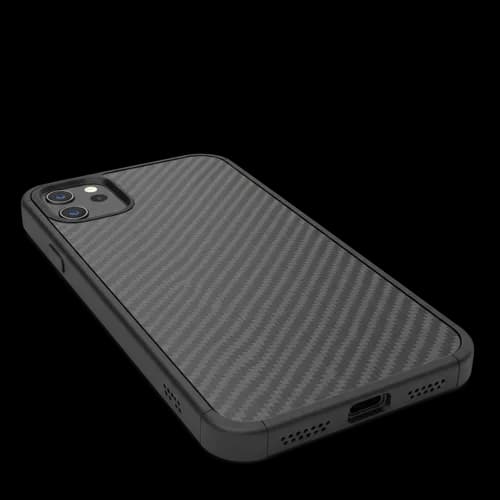 Custodia per smartphone in fibra di carbonio nera per telefoni moderni – downloa