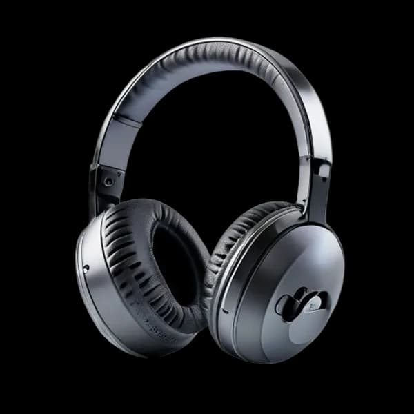 Hyper-Realistic Close-Up Photography Of Premium Studio Headphones, Memory Foam E