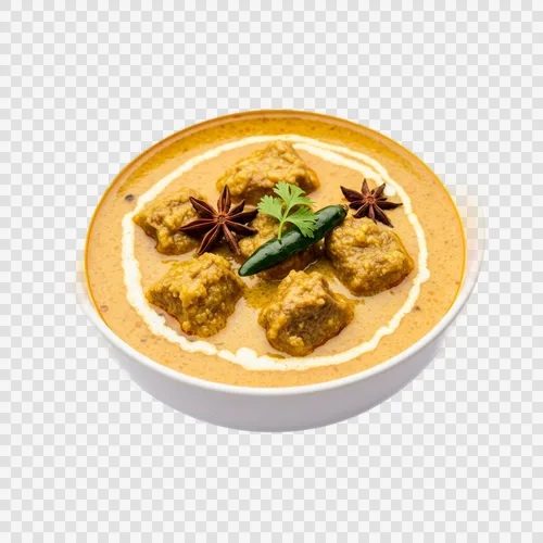Mutton Rezala Caril Branco Cremoso: Especiarias Inteiras PNG Transparente