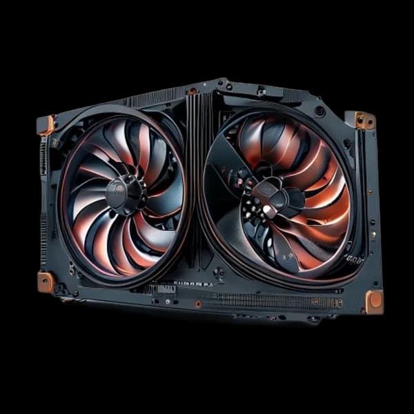 Premium 3D Model Of A High-End Computer Graphics Card (Gpu), Intricate Dual Cool