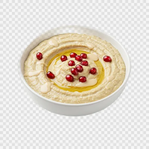 Baba Ghanoush Terong Saudi dengan Tahini Delima PNG Transparan