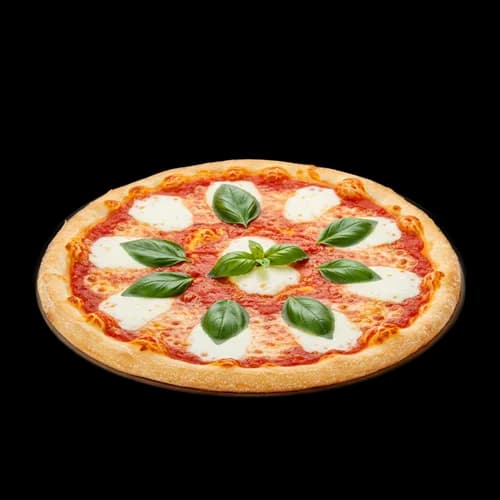 Traditionelle italienische Pizza Margherita Transparent PNG